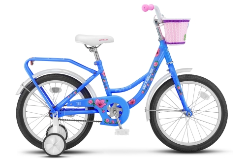 Детский велосипед Stels Flyte Lady 18″ Z011 (голубой, 2018)