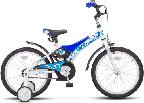 Детский велосипед Stels Jet 18 Z010 (синий/белый, 2018)