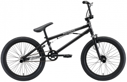 Велосипед Stark Madness BMX 1 (черный глянцевый, 2019) - 20″