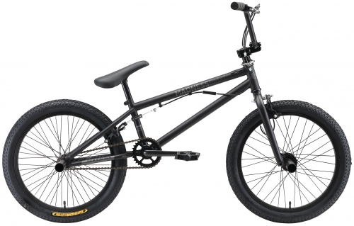 Велосипед Stark Madness BMX 1 (черный матовый, 2019) - 20″