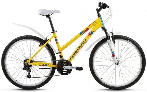 Велосипед Forward Seido 26 1.0 (желтый, 2018) - 26″