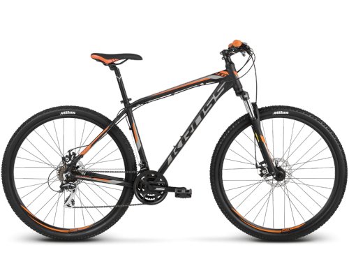 Велосипед KROSS HEXAGON 4.0 (черный/оранжевый, 2018) - 29″
