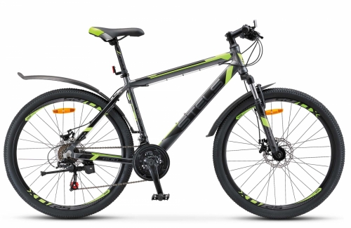 Велосипед Stels Navigator 600 MD 26″ V020 (зеленый/черный, 2018)