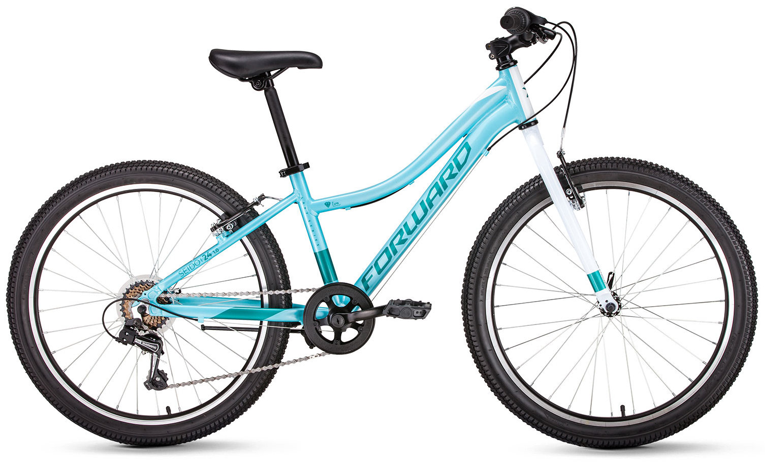 Велосипед Forward Seido 24 1.0 (мята, 2019)