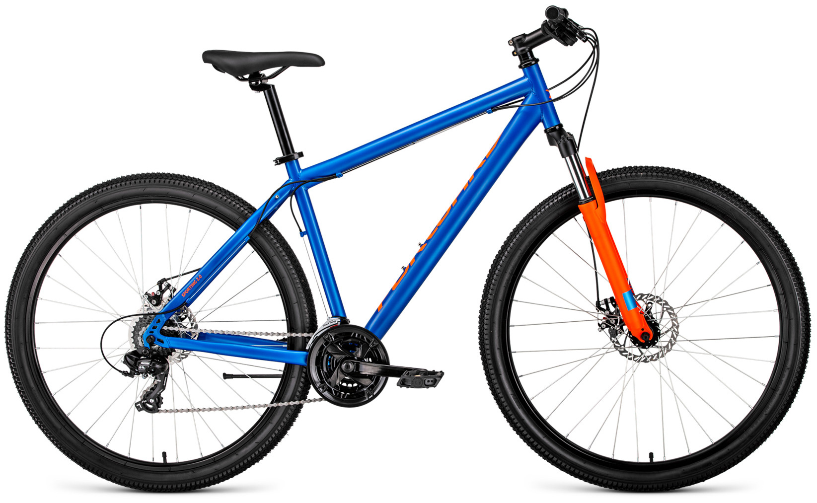 Велосипед Forward Sporting 29 2.0 disc (синий, 2019)